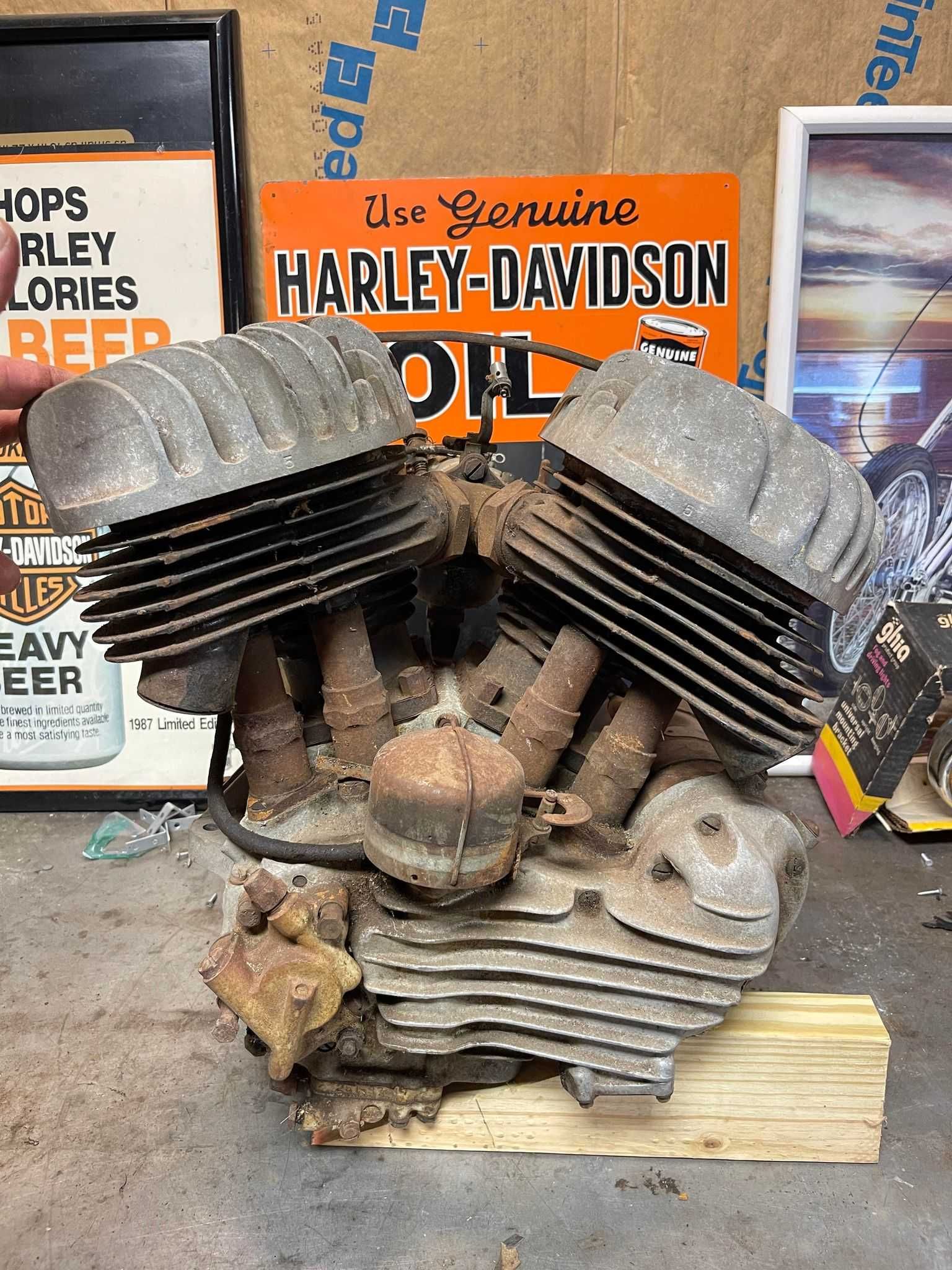 Harley WLA WL WLC silnik NOS z roku 1943