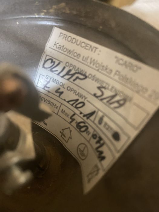 Witrażowa Lampa plafon sufitowa oraz klinkiet ścienny