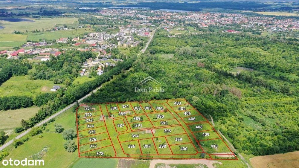 Kompleks 32 działek budowlanych Mpzp - Olecko