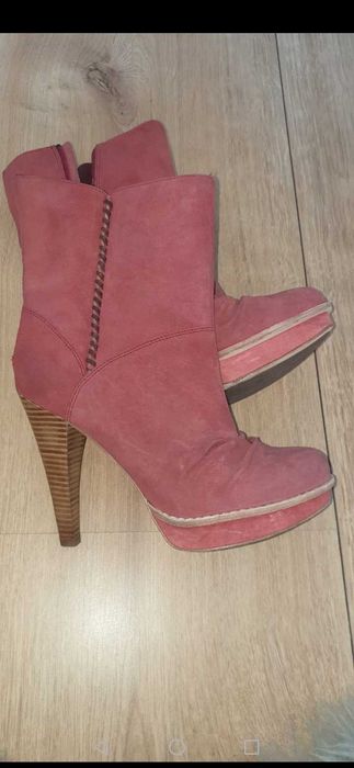 Buty, botki ugg, brudny róż, roz. 40