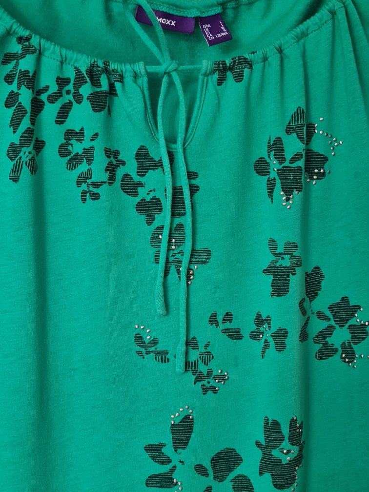 Bluzka zielona, bawełna,  MEXX,  L/XL