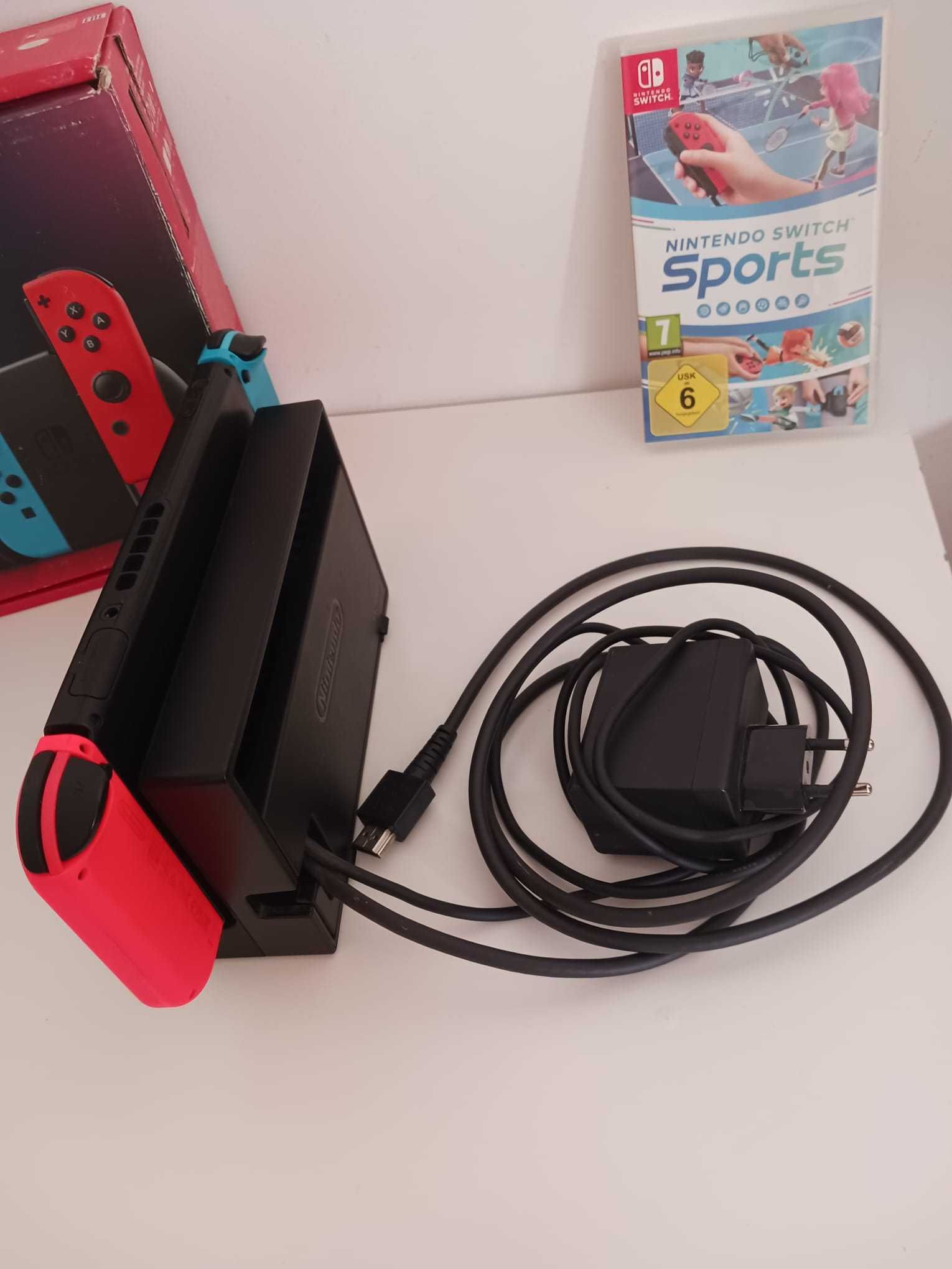 Consola Nintendo Switch V2 Néon + Nintendo Sports