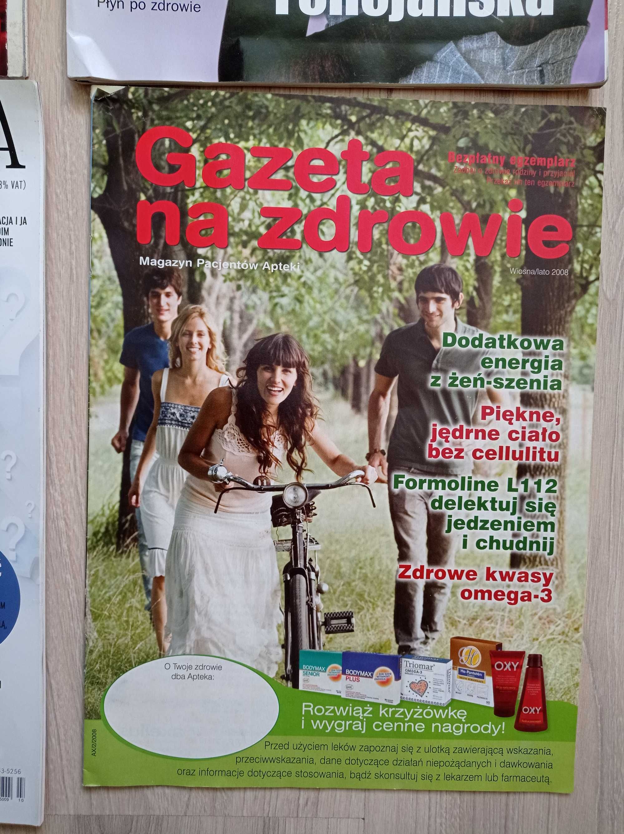 Farmacja i ja, Gazeta na zdrowie zestaw