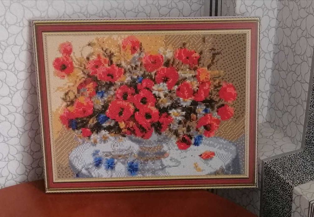 Готова картина алмазна мозаїка 40×50