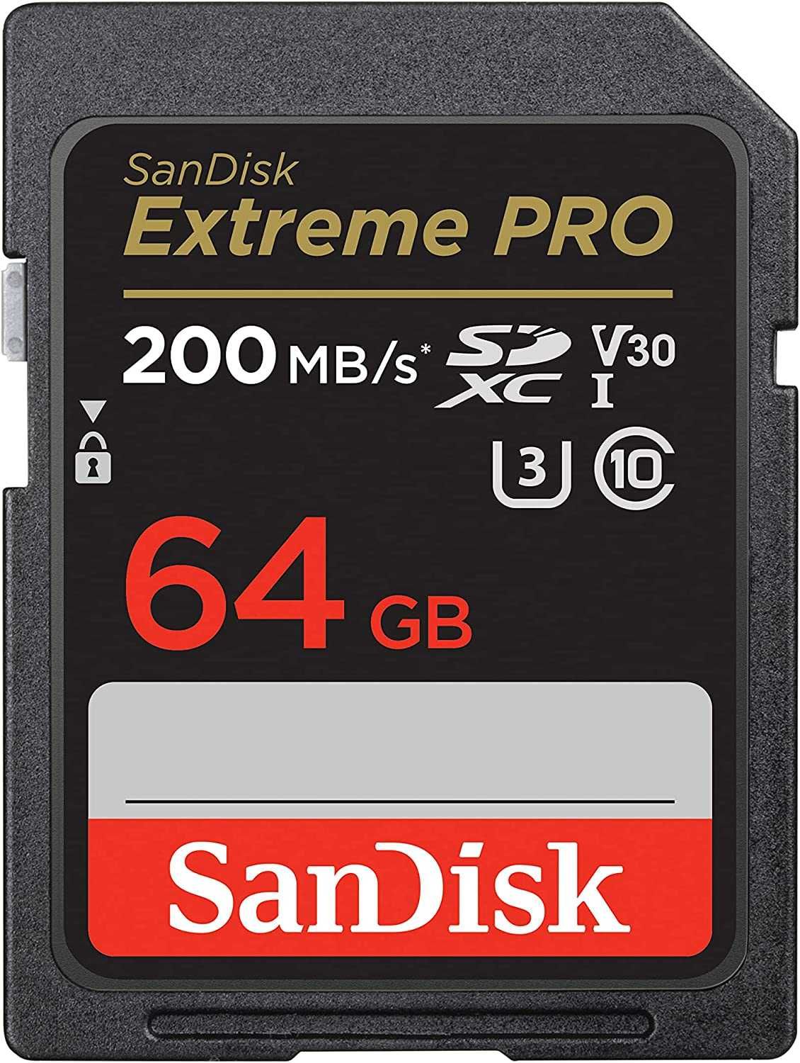 Cartão SD Sandisk 64 Gb 200mb's