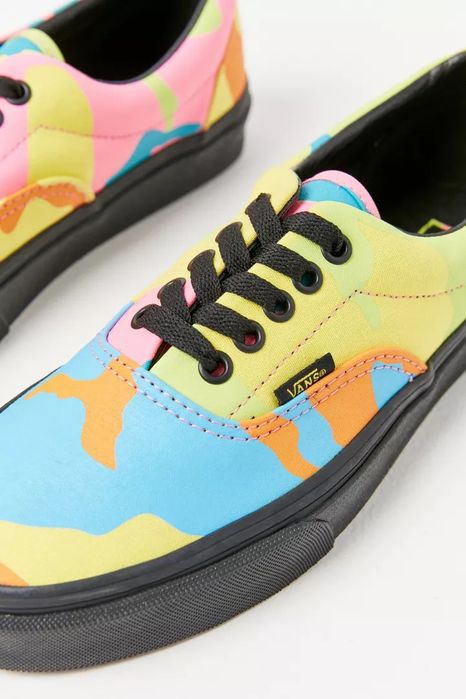 Кроссовки для скейтбординга vans era multi-neon camo унисекс size 38