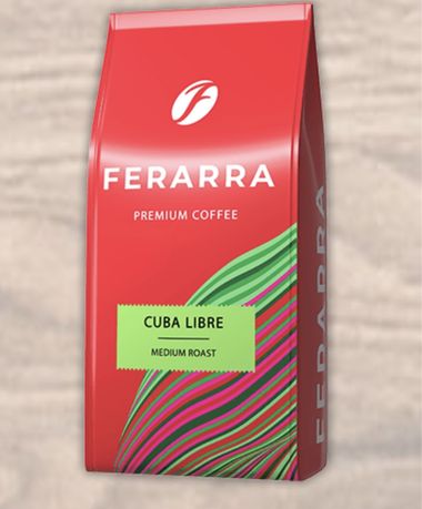 Кава в зернах FERARRA 1кг CUBA LIBRE