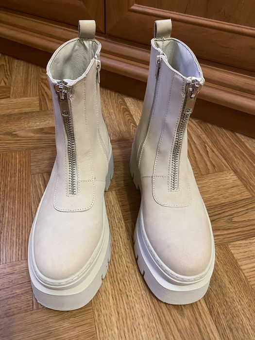 Ботінки шкіряні,ботінки,39-40,кожа,zara,geox,Timberland,тракторна