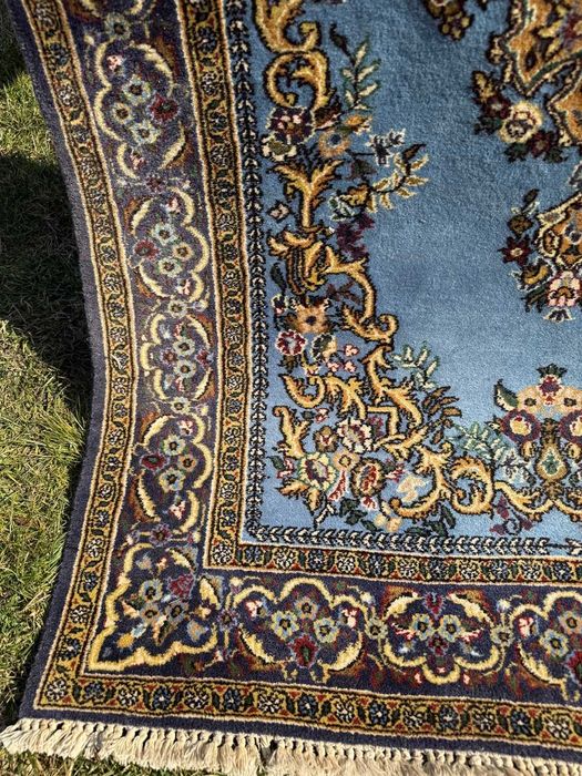 Kaszmirowy r.tkany dywan perski Ghoum Goum 165x105 galeria 8 tyś