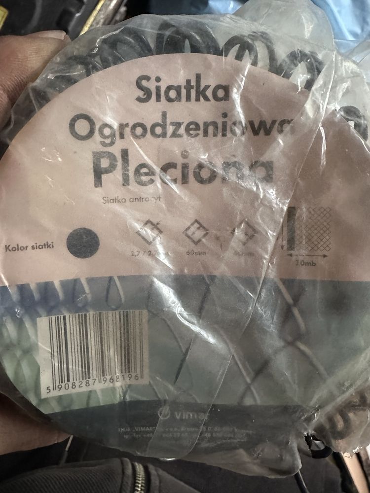 Siatka ogrodzeniowa pleciona 1 metr