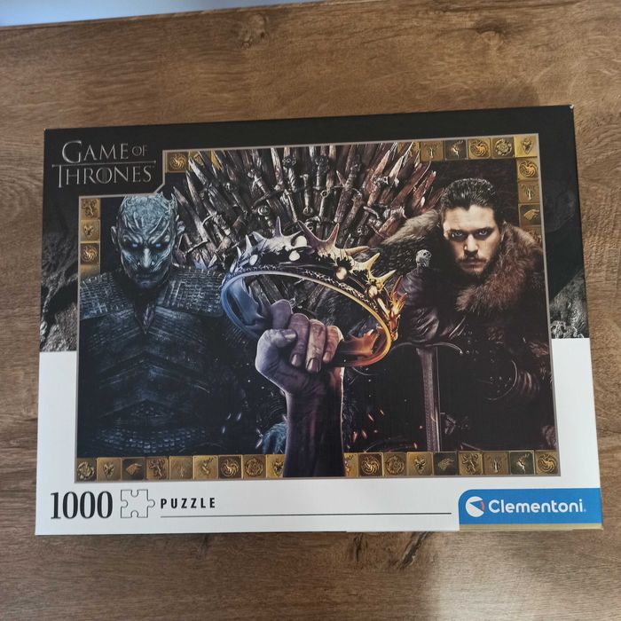NOWE! Puzzle Clementoni 1000 el. GRA O TRON / GAME OF THRONES