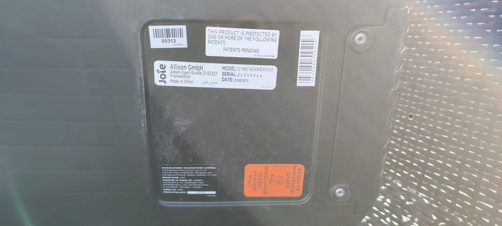 Fotelik samochodowy 40-105 cm Joie i-Spin 360 Merlot