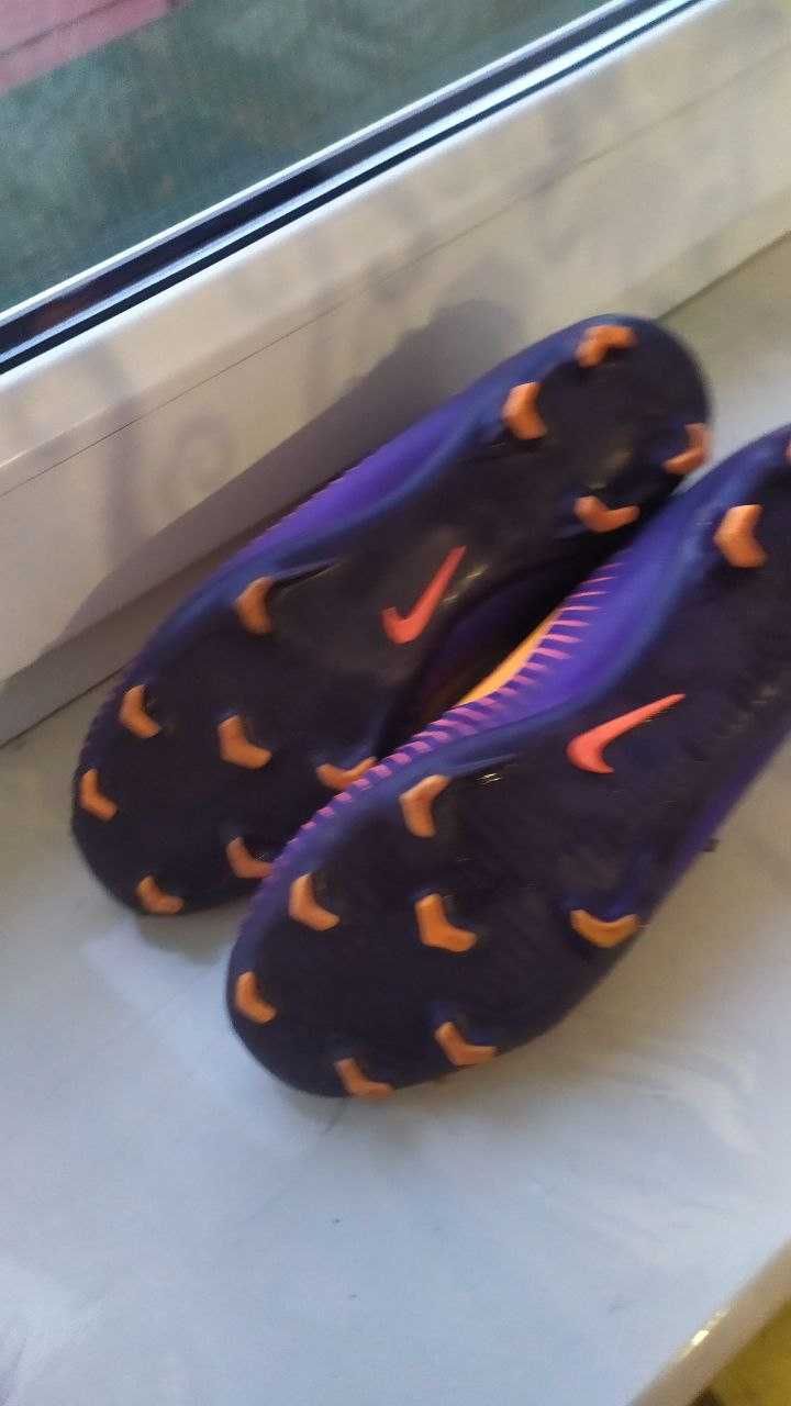 Nike mercurial ~футбольные бутсы копы с носком~ р 38 /24 см