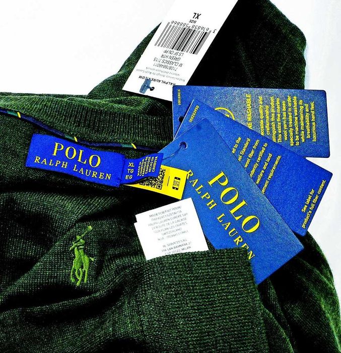 Polo Ralph Lauren  sweter XL Slim Merino Japan Sel. PRL prada burberry