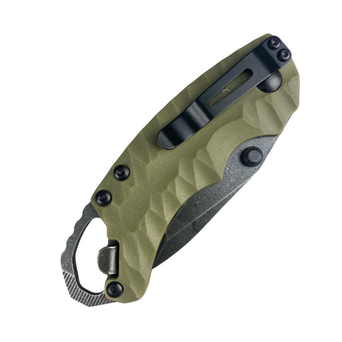 Nóż składany Kershaw Shuffle II Olive - replika D2 OX3