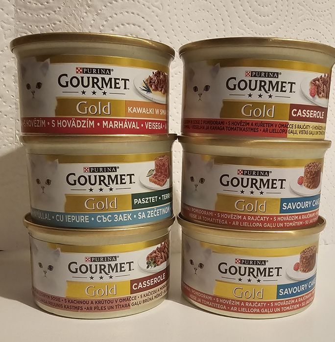 Gourmet Gold karma mokra dla kota (zestaw)