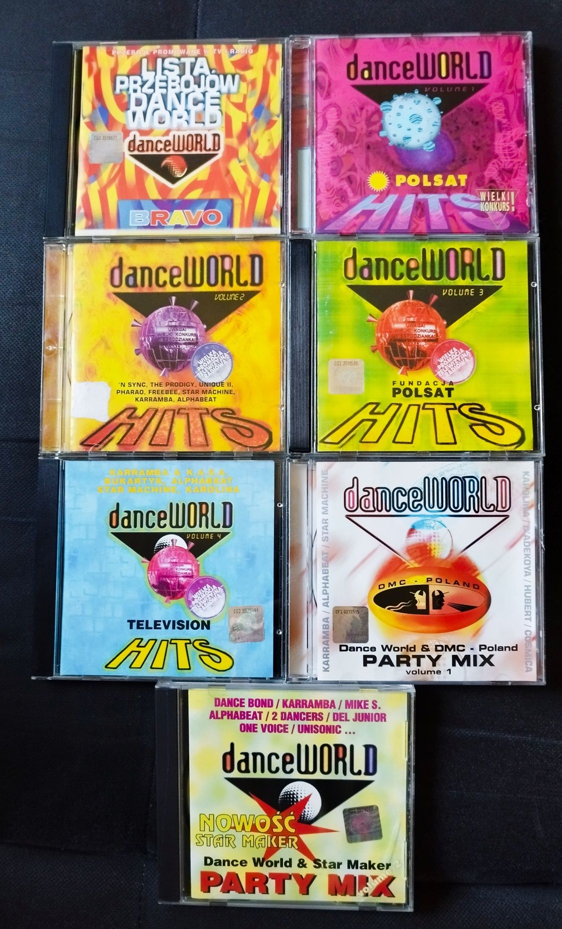 Kolekcja, zestaw 7 płyt CD Dance World Polsat