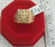 Sygnet z Orłem Złoto 585 14 karat NOWE R.20