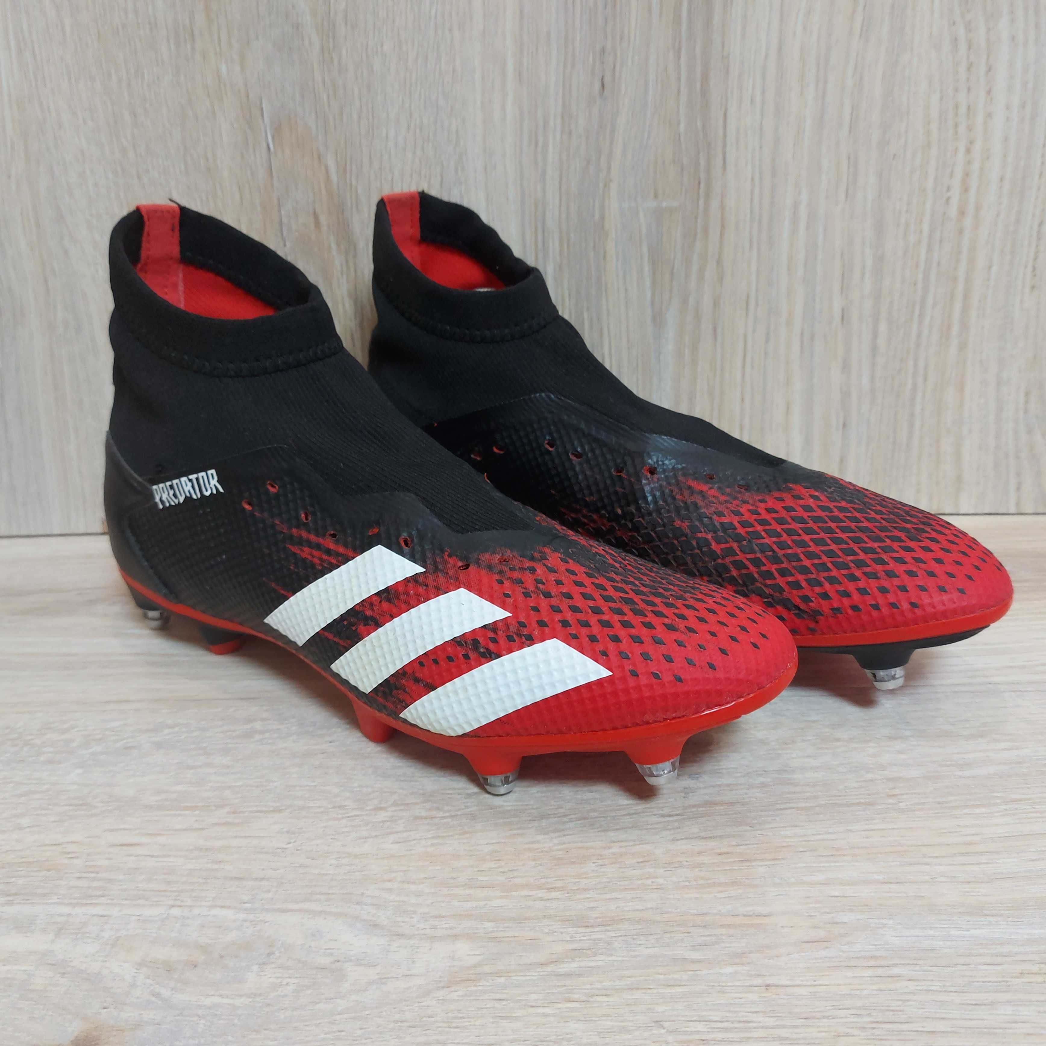Футбольные бутсы с носком Adidas Predator 20.3 SG оригинал