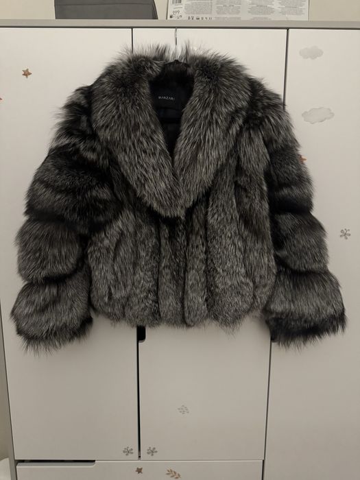 Новая шикарная шуба из чернобурки лиса Manzari s m l