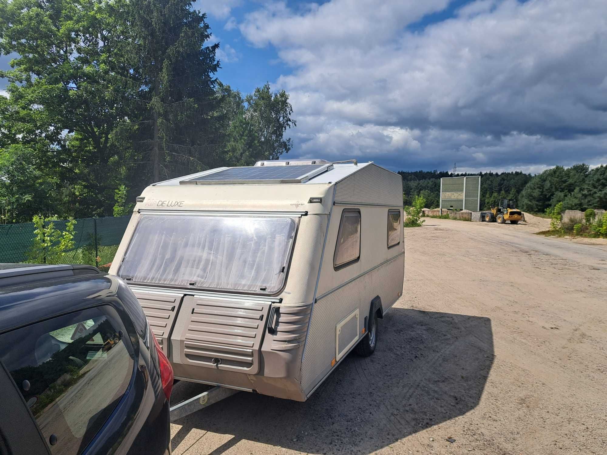 Rezerwacja przyczepa kempingowa KIP KL 42T po remoncie + przedsionek +