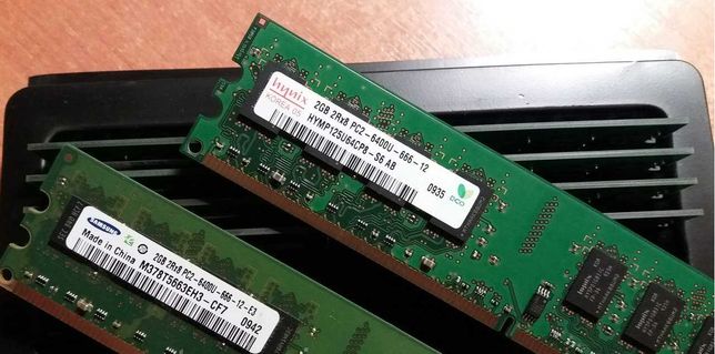 Оперативная память для пк DDR2 на 2GB (PC2-6400) DDR2-800 Intel/AMD