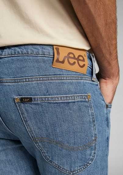 Lee Luke Slim Tapered W31 L34, Kolor Working Man Worn