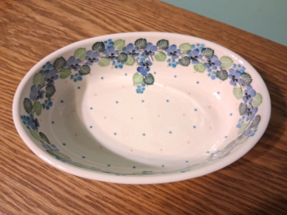 Polmisek owalny 0.7L 21cm GAT2 Ceramika Artystyczna Boleslawiec