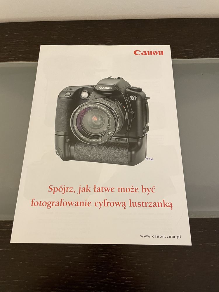 Prospekt aparatów Canon