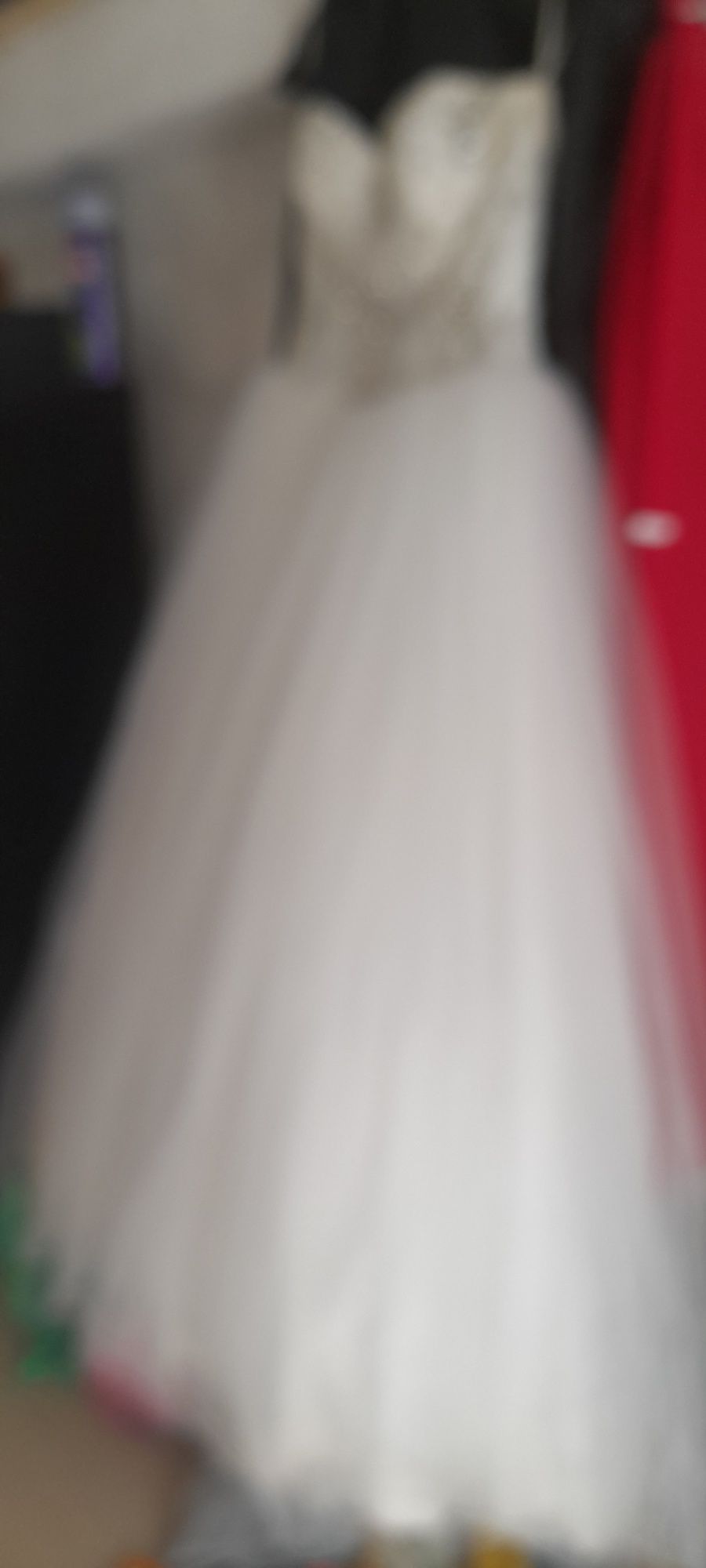 Vestido de casamento com saiote tamanho 42