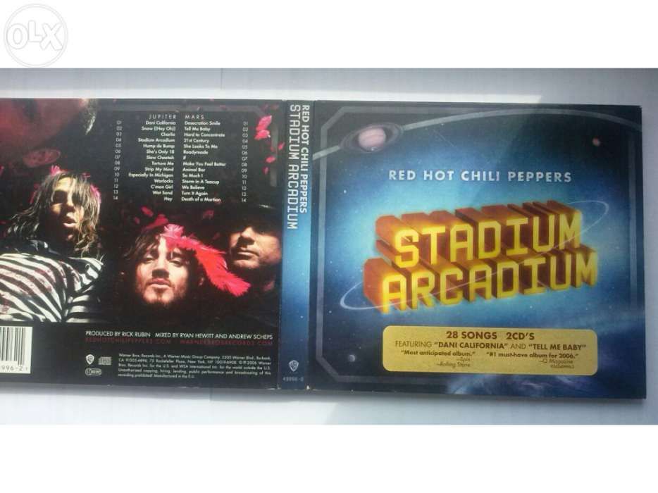 Cd duplo Red Hot Chili Peppers “Stadium Arcadium” original, como novo