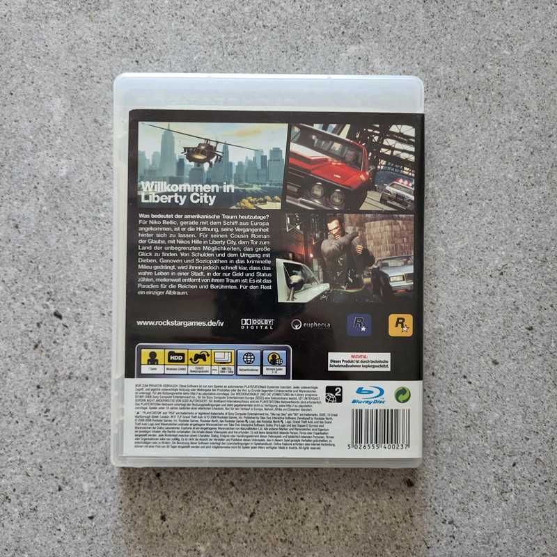 GTA IV Grand Theft Auto 4 PlayStation 3 PS3