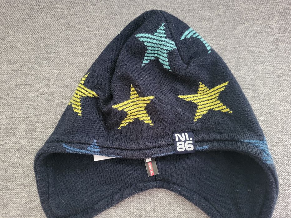 Czapka zimowa jesienna wiązana uszanka