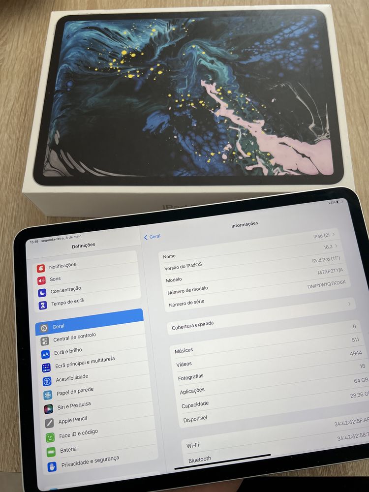 iPad Pro 11 2018 excelente estado