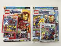 Lego Marvel Avengers nowe komiksy 2 gazetki + Lego figurki