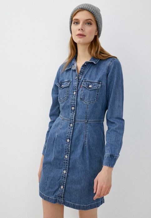 Джинсова сукня levi’s. M