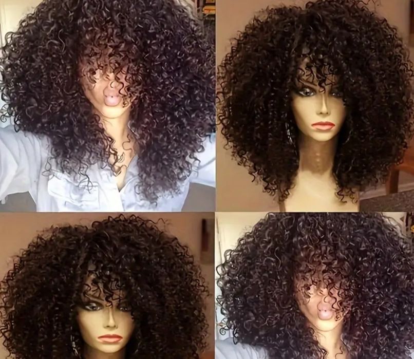 Peruca Afro Brasil-100% natural