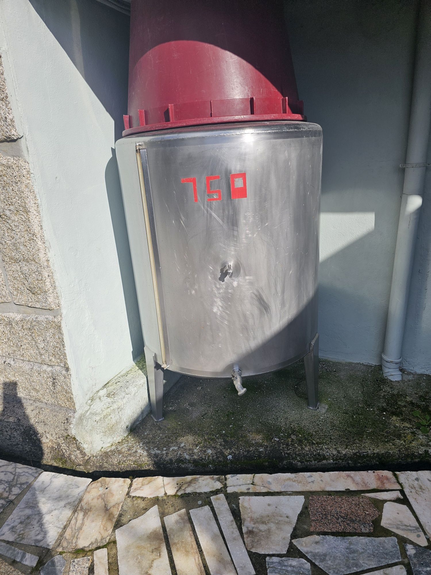 Cuba Inox 750 litros