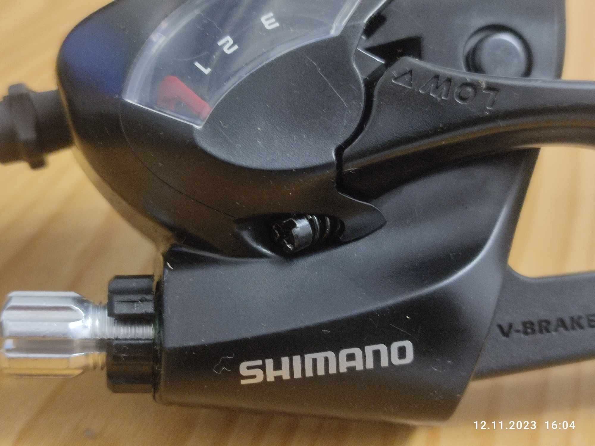 Shimano klamkomanetki 7rzędów,  ST-EF41 komplet /Indonesia/