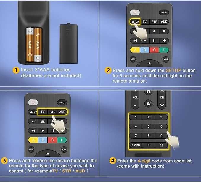 Uniwersalny Pilot do TV Samsung LG Sony Hisense TCL Panasonic itd.