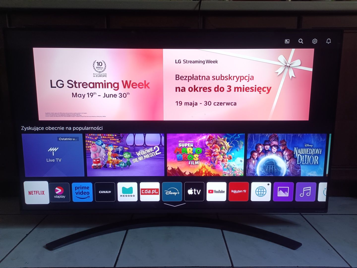 Tv LG 50" 4K SMART NanoCell DVB-T 2 hevc WiFi UHD HDR telewizor WebOs