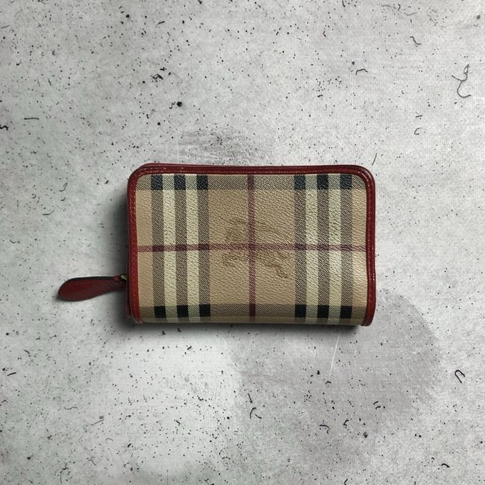 Vintage Burberry Canvas Purse Wallet,Вінтажний Гаманець Барберрі