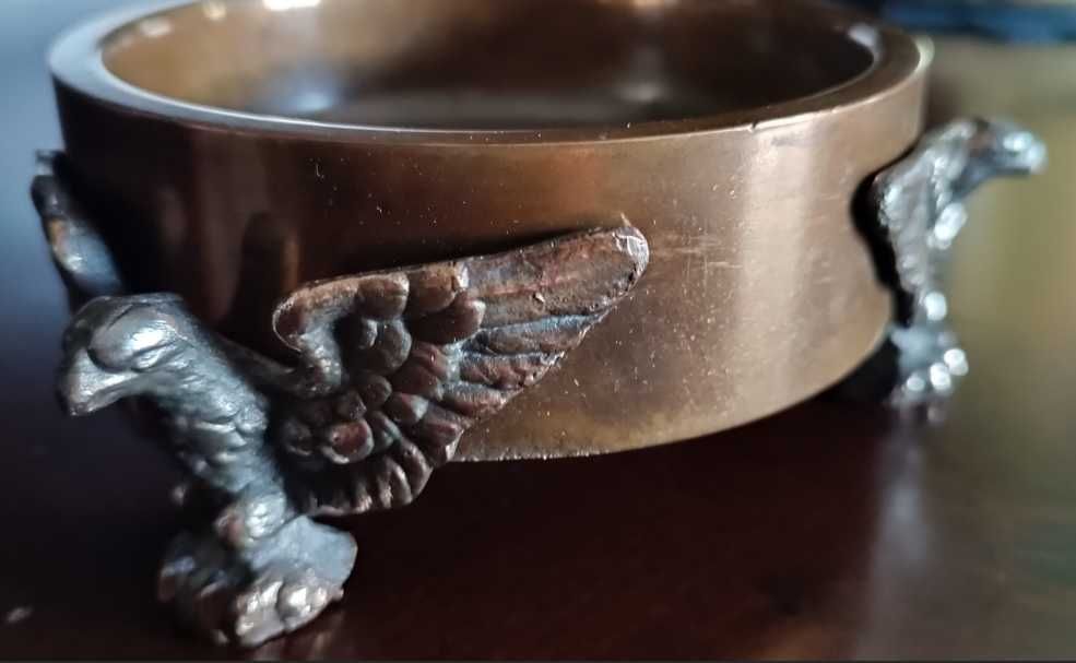 Popielniczka II Rzeczpospolita, Kantynowa?  Brąz/Mosiądz?