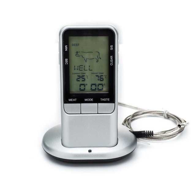 Безпровідний цифровий термометр зі щупом і таймером