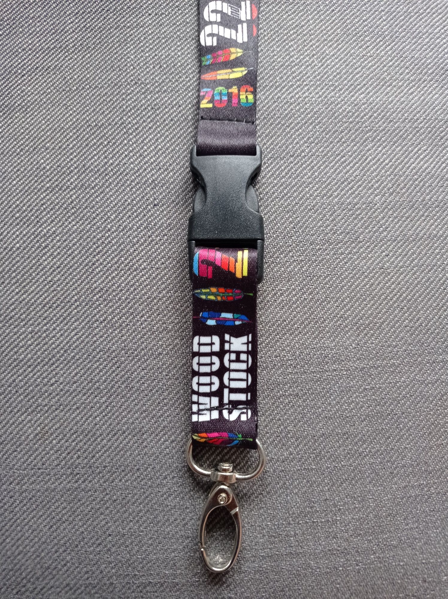 Smycz Wośp WOODSTOCK POLANDROCK oryginał nowa!