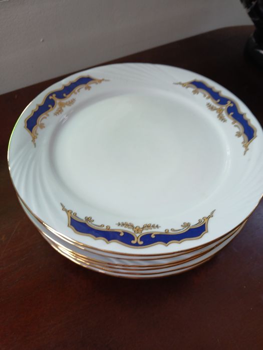 Talerze śniadaniowe porcelanowe 6 szt