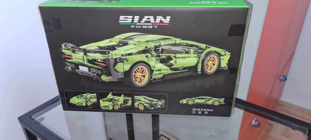 Lamborghini Sian , jak lego 1290 elementów