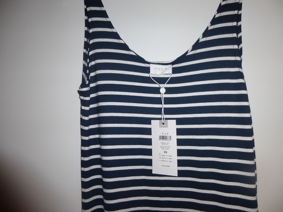 sukienka maxi długa paski z metką xs only vero moda vila