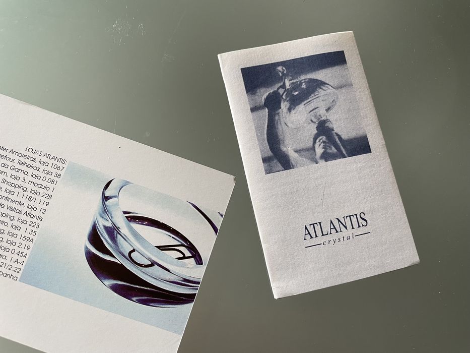 Três peças em cristal Atlantis clipart