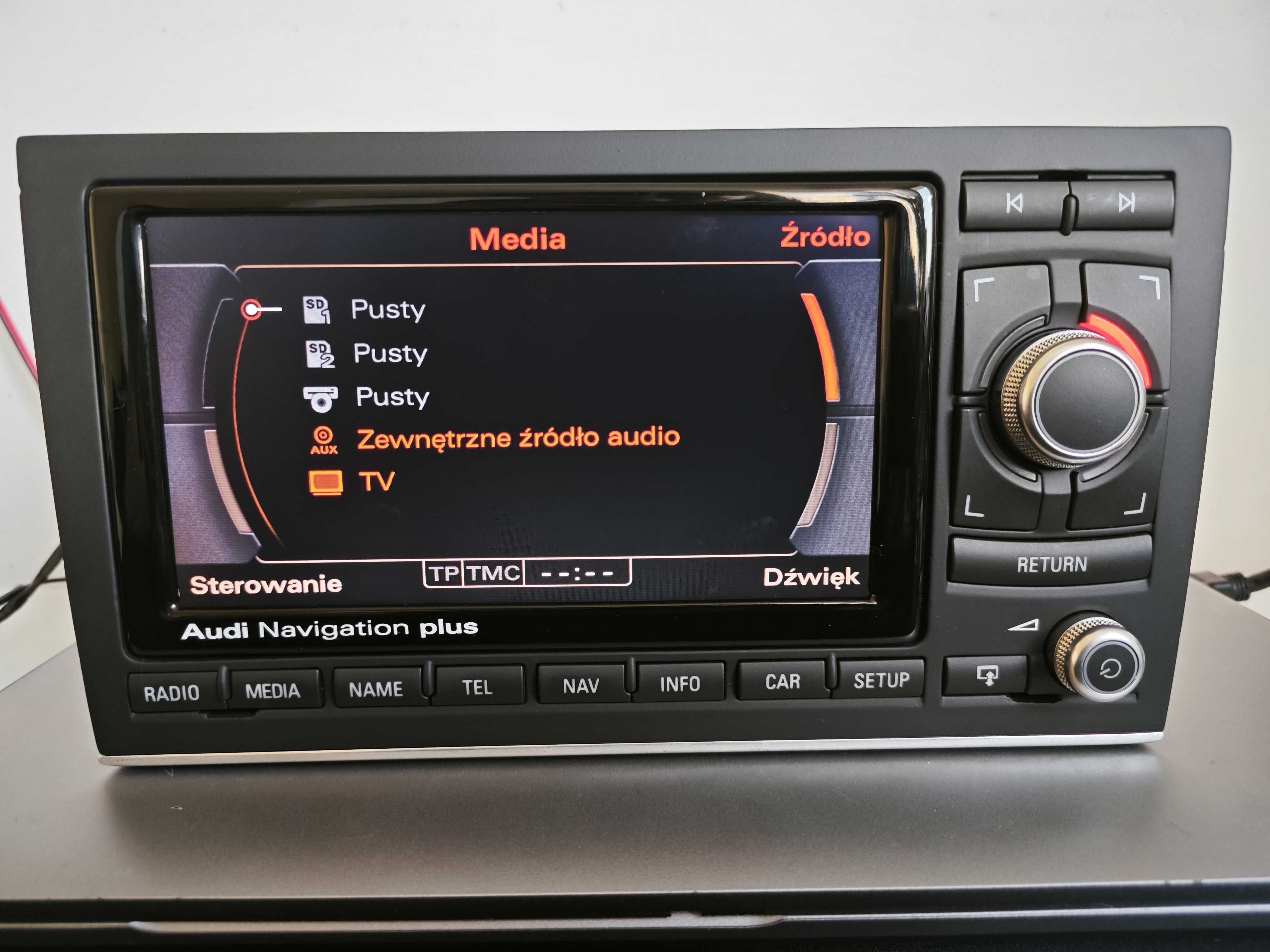 Radio nawigacja RNS-E LED Media System Exeo Audi A4 B6 B7 navigation